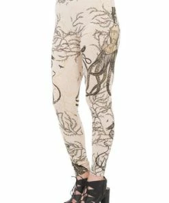 Jawbreaker Octolady Print Leggings -Spooky Threads octolady print leggings jawbreaker 6 300x