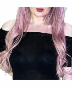 Dr Faust Off Shoulder Bodycon Nu Goth Black Mini Dress - Lottie -Spooky Threads off shoulder bodycon nu goth black mini dress lottie dr faust 3 300x