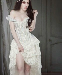 Burleska Ophelie Burlesque Corset Dress King Brocade -Spooky Threads ophelie burlesque corset dress king brocade burleska 5 300x