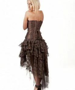 Burleska Ophelie Burlesque High Low Skirt In Lace 9 Burleska Ophelie Burlesque High Low Skirt In Lace -Spooky Threads ophelie burlesque high low skirt in lace burleska 4 300x