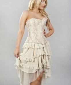 Burleska Ophelie Long Burlesque Skirt In Chiffon -Spooky Threads ophelie long burlesque skirt in chiffon burleska 7 300x