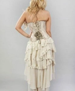 Burleska Ophelie Long Burlesque Skirt In Chiffon -Spooky Threads ophelie long burlesque skirt in chiffon burleska 8 300x