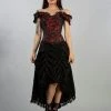 Burleska Passion Corset Dress In King Brocade -Spooky Threads passion corset dress in king brocade burleska 300x