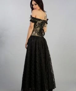 Burleska Paula Victorian Corset Dress In King Brocade 10 Burleska Paula Victorian Corset Dress In King Brocade -Spooky Threads paula victorian corset dress in king brocade burleska 2 300x