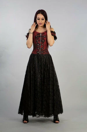 Burleska Paula Victorian Corset Dress In King Brocade 9 Burleska Paula Victorian Corset Dress In King Brocade - Image 7