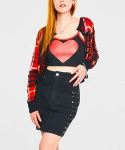 Jawbreaker Pins And Needles Skirt -Spooky Threads pins and needles skirt jawbreaker 3 300x