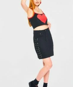 Jawbreaker Pins And Needles Skirt -Spooky Threads pins and needles skirt jawbreaker 5 300x