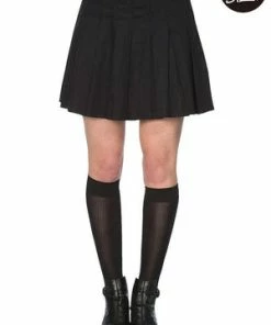 Banned Pleated Ring Skirt -Spooky Threads pleated ring skirt banned 3 300x