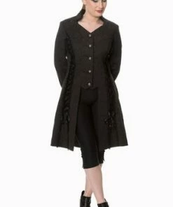 Banned Power Becomes Her Long Line Jacket -Spooky Threads power becomes her long line jacket banned 3 300x