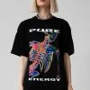 Long Clothing Pure Energy - Black T-Shirt - Unisex -Spooky Threads pure energy black t shirt unisex long clothing 300x