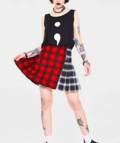 Jawbreaker Ran Out Of Ink Buckle Skirt -Spooky Threads ran out of ink buckle skirt jawbreaker 4 300x