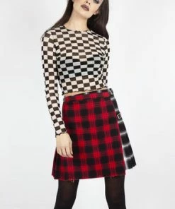 Jawbreaker Ran Out Of Ink Buckle Skirt -Spooky Threads ran out of ink buckle skirt jawbreaker 6 300x