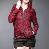 Queen Of Darkness Red Jacket With Many Different Skulls 1 Queen Of Darkness Red Jacket With Many Different Skulls -Spooky Threads red jacket with many different skulls queen of darkness 300x