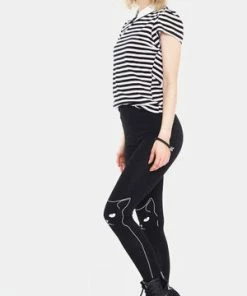 Jawbreaker Salem Grumpy Kitty Leggings -Spooky Threads salem grumpy kitty leggings lga 6535 03.646 300x