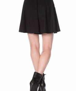 Banned Scratch Skater Skirt -Spooky Threads scratch skater skirt banned 4 300x