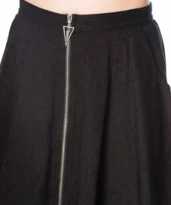 Banned Scratch Skater Skirt -Spooky Threads scratch skater skirt banned 5 300x