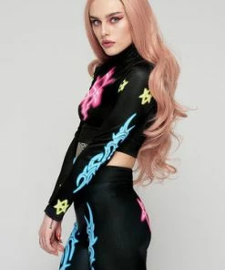 Long Clothing Sexagram Long Sleeve Crop Top -Spooky Threads sexagram long sleeve crop top long clothing 3 300x