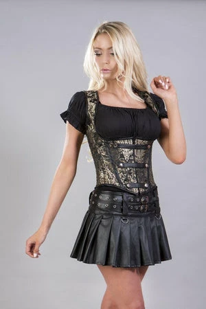 Burleska Sienna Underbust Corset With Straps In King Gold Brocade 4 Burleska Sienna Underbust Corset With Straps In King Gold Brocade - Image 2