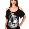 Banned Skull Watch T Shirt 2 Banned Skull Watch T Shirt -Spooky Threads skull watch t shirt banned 300x