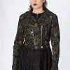 Banned Slither Crop Biker Jacket -Spooky Threads slither crop biker jacket banned 300x