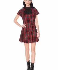 Banned Smash It Up Jabot Dress -Spooky Threads smash it up jabot dress banned 3 300x