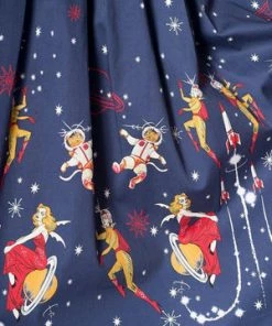 Banned Space Vamp Border Print Skirt -Spooky Threads space vamp border print skirt banned 4 300x