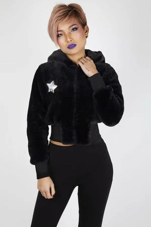 Jawbreaker Star Struck Faux Fur Jacket 7 Jawbreaker Star Struck Faux Fur Jacket - Image 5