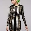 Long Clothing Stay Gold Dress -Spooky Threads stay gold dress long clothing 300x
