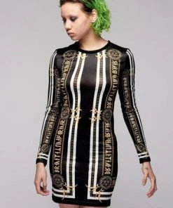 Long Clothing Stay Gold Dress