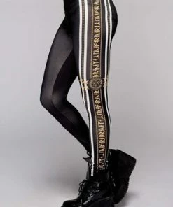 Long Clothing Stay Gold Leggings 7 Long Clothing Stay Gold Leggings -Spooky Threads stay gold leggings long clothing 2 300x