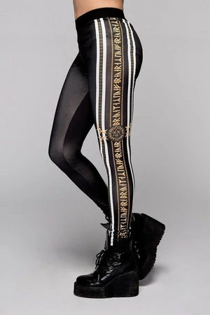 Long Clothing Stay Gold Leggings 4 Long Clothing Stay Gold Leggings - Image 2