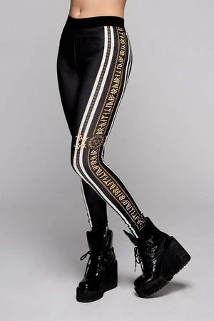 Long Clothing Stay Gold Leggings 3 Long Clothing Stay Gold Leggings
