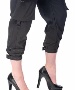 Queen Of Darkness Stylish 7/8 Pants With Decorative Ribbon 14 Queen Of Darkness Stylish 7/8 Pants With Decorative Ribbon -Spooky Threads stylish 78 pants with decorative ribbon queen of darkness 6 300x