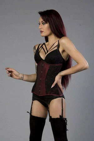 Burleska Sylvie Underbust Steel Boned Corset In Taffeta With Lace 16 Burleska Sylvie Underbust Steel Boned Corset In Taffeta With Lace - Image 14