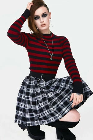 Jawbreaker Teen Spirit Tartan Pleated Skirt 3 Jawbreaker Teen Spirit Tartan Pleated Skirt