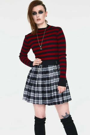 Jawbreaker Teen Spirit Tartan Pleated Skirt 5 Jawbreaker Teen Spirit Tartan Pleated Skirt - Image 3