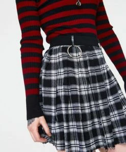 Jawbreaker Teen Spirit Tartan Pleated Skirt 21 Jawbreaker Teen Spirit Tartan Pleated Skirt -Spooky Threads teen spirit black tartan pleated skirt ska 3734 04.989 300x