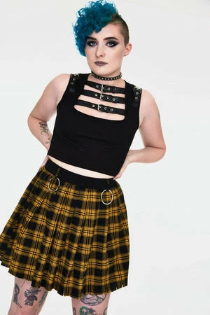 Jawbreaker Teen Spirit Tartan Pleated Skirt 13 Jawbreaker Teen Spirit Tartan Pleated Skirt - Image 11