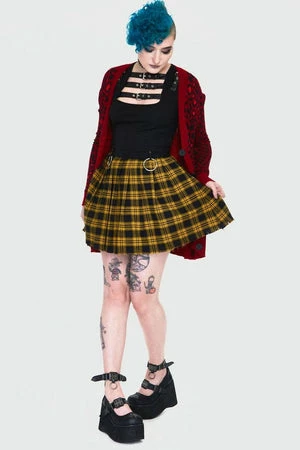 Jawbreaker Teen Spirit Tartan Pleated Skirt 15 Jawbreaker Teen Spirit Tartan Pleated Skirt - Image 13