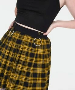 Jawbreaker Teen Spirit Tartan Pleated Skirt 31 Jawbreaker Teen Spirit Tartan Pleated Skirt -Spooky Threads teen spirit yellow tartan pleated skirt ska 3735 04.990 300x