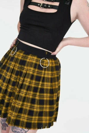 Jawbreaker Teen Spirit Tartan Pleated Skirt 17 Jawbreaker Teen Spirit Tartan Pleated Skirt - Image 15