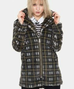 Jawbreaker Teenage Dirtbag Plaid Faux Fur Coat 9 Jawbreaker Teenage Dirtbag Plaid Faux Fur Coat -Spooky Threads teenage dirtbag plaid faux fur coat jawbreaker 3 300x