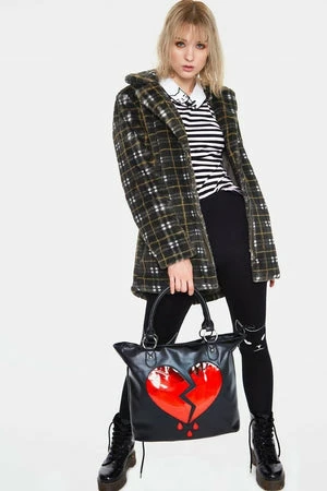 Jawbreaker Teenage Dirtbag Plaid Faux Fur Coat 3 Jawbreaker Teenage Dirtbag Plaid Faux Fur Coat