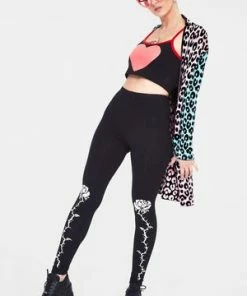 Jawbreaker Thorns & Roses Leggings -Spooky Threads thorns roses leggings lga 6611 03.985 300x