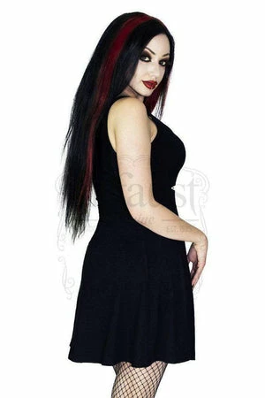 Dr Faust Three Military Stripes Black Mini Dress - Jaelynn 4 Dr Faust Three Military Stripes Black Mini Dress - Jaelynn - Image 2