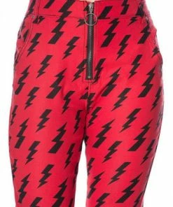 Banned Thunderbolt Skinnies -Spooky Threads thunderbolt skinnies banned 4 300x
