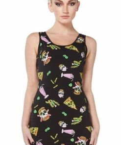Jawbreaker Twisted Fast Food Cut Out Dress -Spooky Threads twisted fast food cut out dress jawbreaker 6 300x