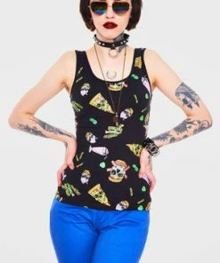 Jawbreaker Twisted Fast Food Tie Up Back Top