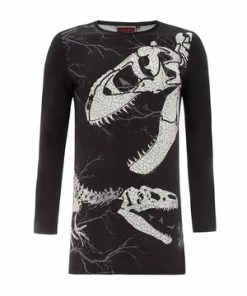Jawbreaker Unisex Dino Bones Long Sleeve Sweatshirt -Spooky Threads unisex dino bones long sleeve sweatshirt jawbreaker 6 300x