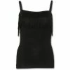 Spiral Urban Fashion - Tassel Layered Camsole Top Black -Spooky Threads urban fashion tassel layered camsole top black spiral 300x